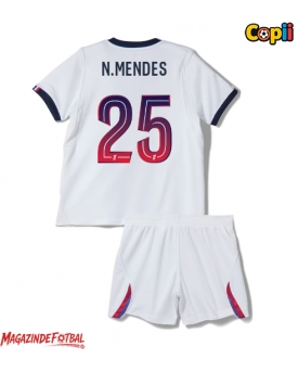 Paris Saint-Germain Nuno Mendes #25 Echipament de Fotbal Replică 2026-27 Copii Deplasare (+ Șorturi)